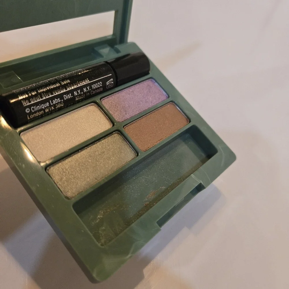 CLINIQUE FROSTED LILY DUO -‎ SPARKLING SAGE - SIERRA GLAZE - HIGH IMPACT MASCARA